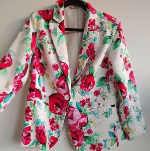 COPY - While floral blazer medium